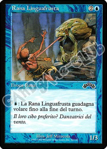 052 / 143 Rana Linguafrusta comune (IT) -NEAR MINT-