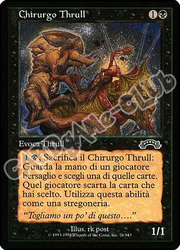 076 / 143 Chirurgo Thrull comune (IT) -NEAR MINT-