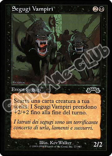 077 / 143 Seguggi Vampiri comune (IT) -NEAR MINT-