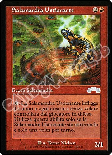 100 / 143 Salamandra Ustionate non comune (IT) -NEAR MINT-