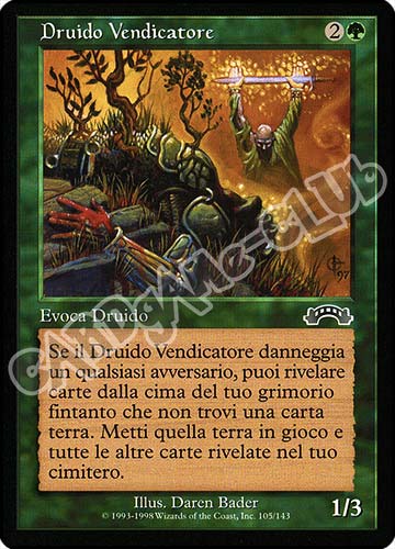 105 / 143 Druido Vendicatore comune (IT) -NEAR MINT-