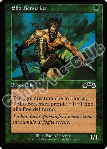 110 / 143 Elfo Berserker comune (IT) -NEAR MINT-