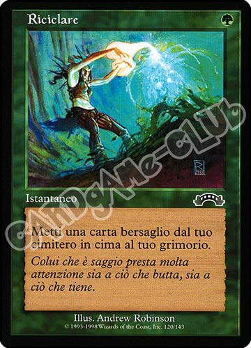 120 / 143 Riciclare comune (IT) -NEAR MINT-