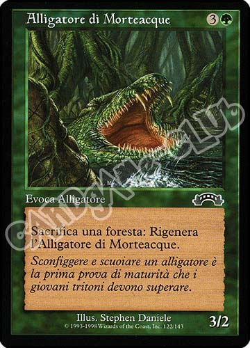 122 / 143 Alligatore di Morteacque comune (IT) -NEAR MINT-