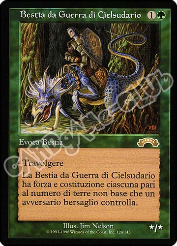 124 / 143 Bestia da Guerra di Cielsudario rara (IT) -NEAR MINT-