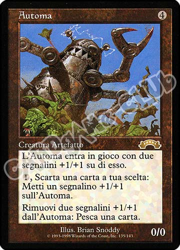 135 / 143 Automa rara (IT) -NEAR MINT-