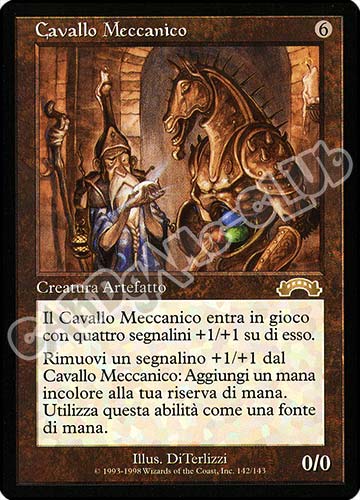 142 / 143 Cavallo Meccanico rara (IT) -NEAR MINT-