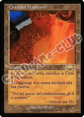 143 / 143 Citta' dei Traditori rara (IT) -NEAR MINT-