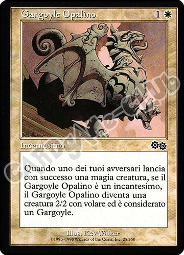 025 / 350 Gargoyle Opalino comune (IT) -GOOD-