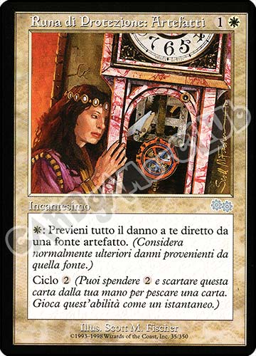 035 / 350 Runa di Protezione: Artefatti non comune (IT) -NEAR MINT-