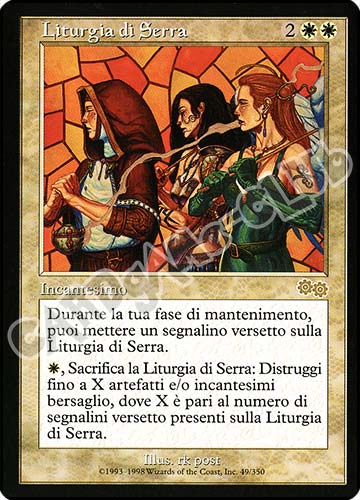 049 / 350 Liturgia di Serra rara (IT) -NEAR MINT-