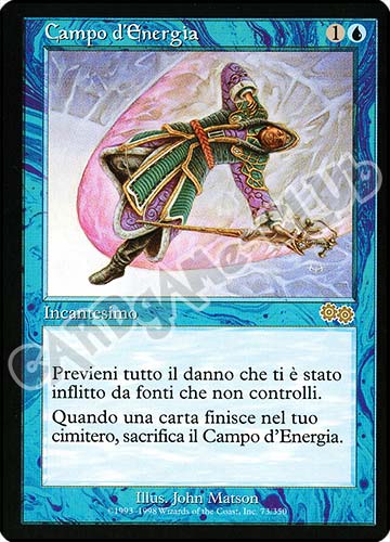 073 / 350 Campo d'Energia rara (IT) -NEAR MINT-