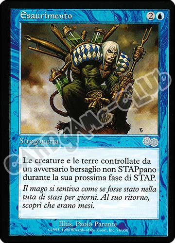 074 / 350 Esaurimento non comune (IT) -NEAR MINT-