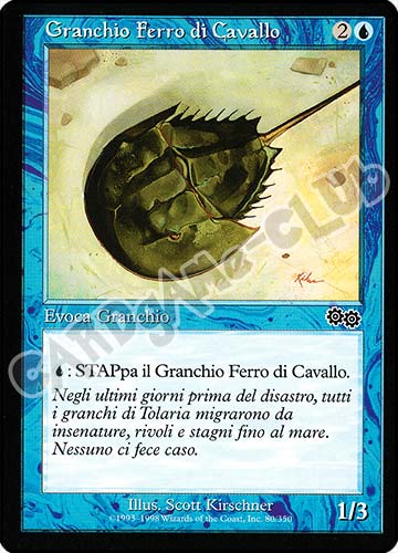 080 / 350 Granchio Ferro di Cavallo comune (IT) -NEAR MINT-