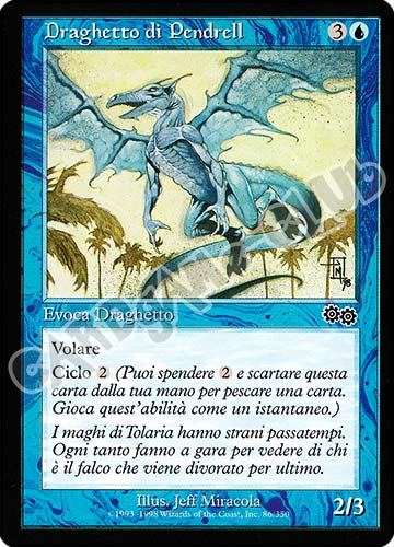 086 / 350 Draghetto di Pendrel comune (IT) -NEAR MINT-