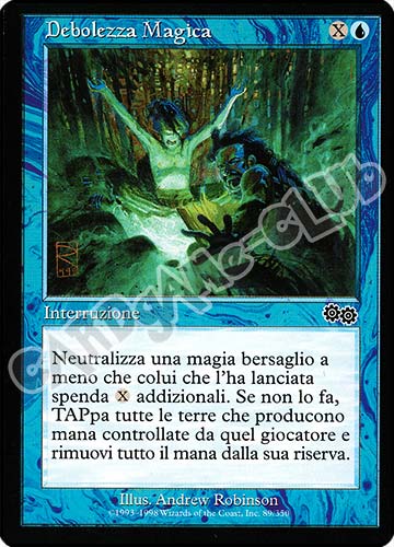 089 / 350 Debolezza Magica comune (IT) -NEAR MINT-