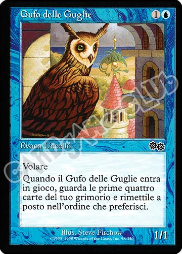 098 / 350 Gufo delle Guglie comune (IT) -NEAR MINT-
