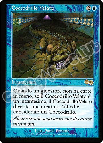 108 / 350 Coccodrillo Velato rara (IT) -GOOD-