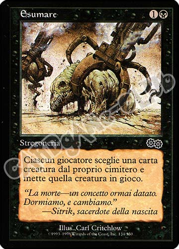 134 / 350 Esumare comune (IT) -NEAR MINT-