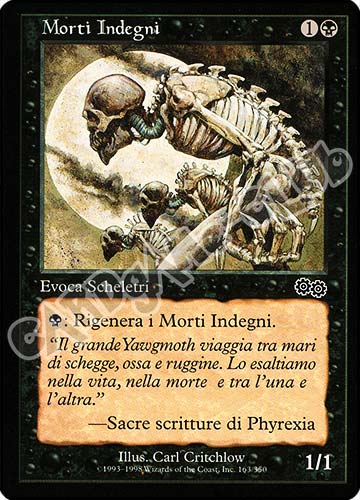 163 / 350 Morti Indegni comune (IT) -NEAR MINT-