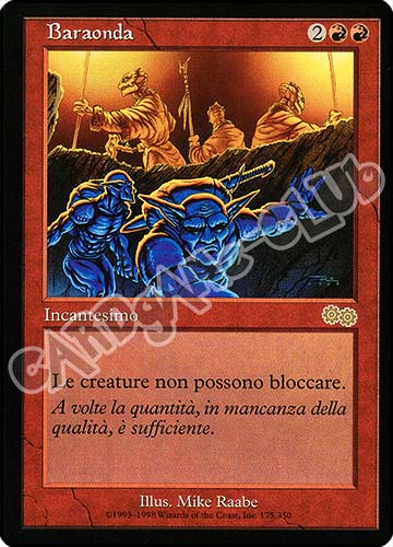 175 / 350 Baraonda rara (IT) -NEAR MINT-