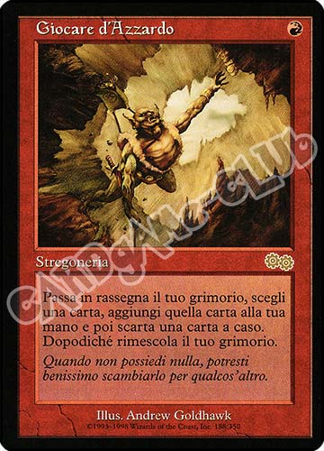 188 / 350 Giocare d'Azzardo rara (IT) -NEAR MINT-