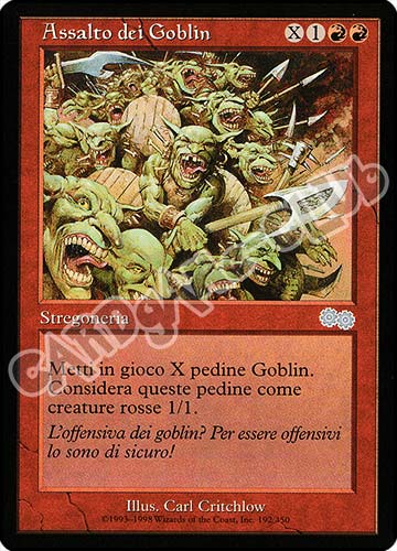192 / 350 Assalto dei Goblin non comune (IT) -NEAR MINT-