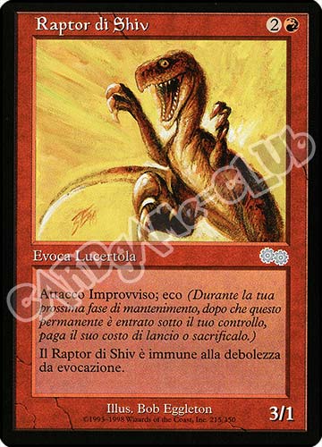 215 / 350 Raptor di Shiv non comune (IT) -NEAR MINT-