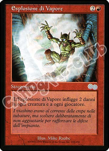 219 / 350 Esplosione di Vapore non comune (IT) -NEAR MINT-