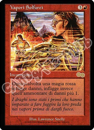 220 / 350 Vapori Sulfurei rara (IT) -NEAR MINT-