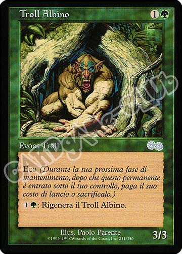 231 / 350 Troll Albino non comune (IT) -NEAR MINT-
