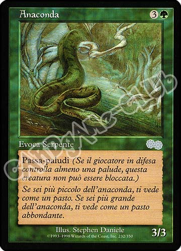 232 / 350 Anaconda non comune (IT) -GOOD-