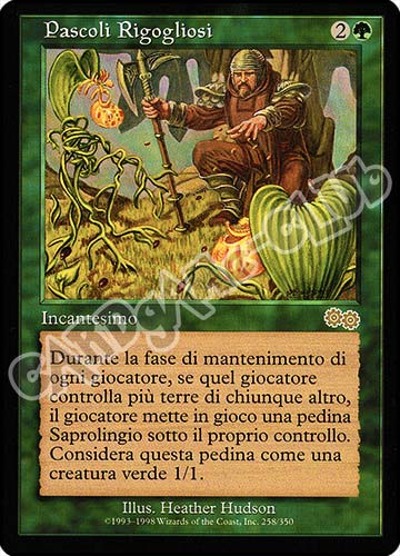 258 / 350 Pascoli Rigogliosi rara (IT) -NEAR MINT-