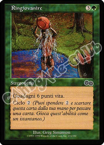 271 / 350 Ringiovanire comune (IT) -NEAR MINT-