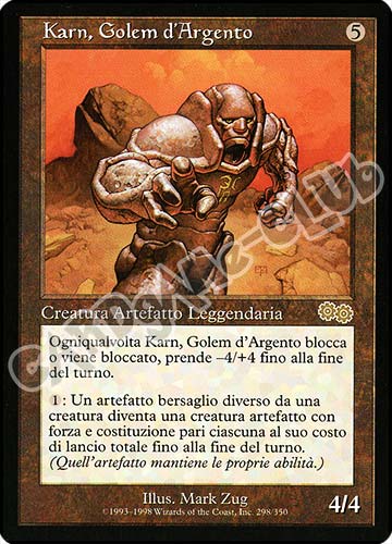 298 / 350 Karn,Golem d'Argento rara (IT) -NEAR MINT-
