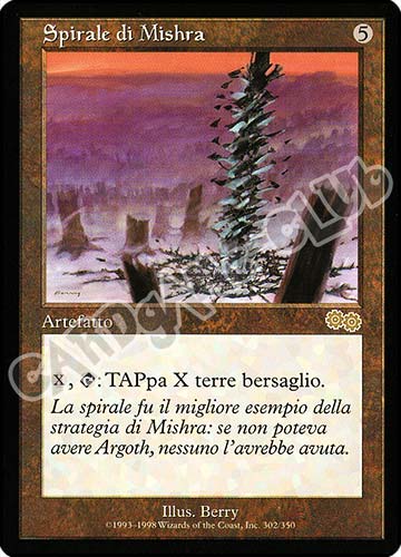 302 / 350 Spirale di Mishra rara (IT) -NEAR MINT-