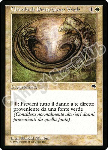 Circolo di Protezione: Verde comune (IT) -NEAR MINT-