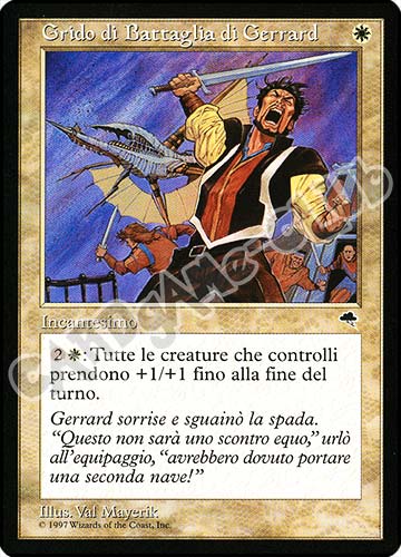 Grido di Battaglia di Gerrard rara (IT) -NEAR MINT-