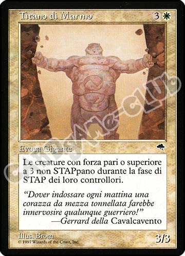 Titano di Marmo rara (IT) -NEAR MINT-