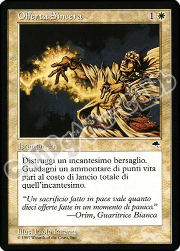 Offerta Sincera non comune (IT) -NEAR MINT-