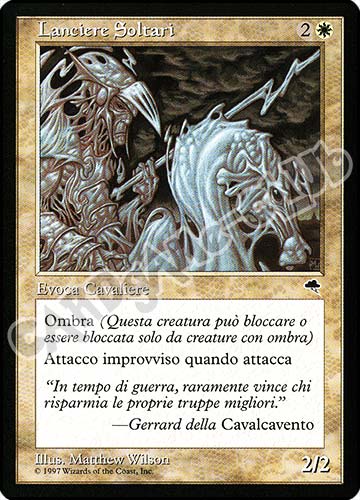 Lanciere Soltari comune (IT) -NEAR MINT-