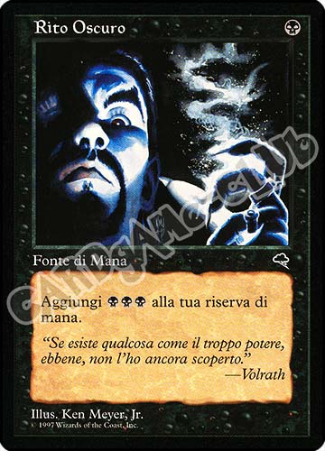 Rito Oscuro comune (IT) -NEAR MINT-