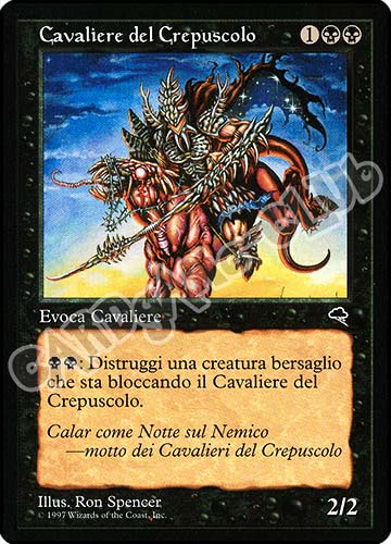 Cavaliere del Tramonto non comune (IT) -NEAR MINT-