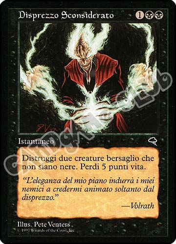 Disprezzo Sconsiderato non comune (IT) -NEAR MINT-