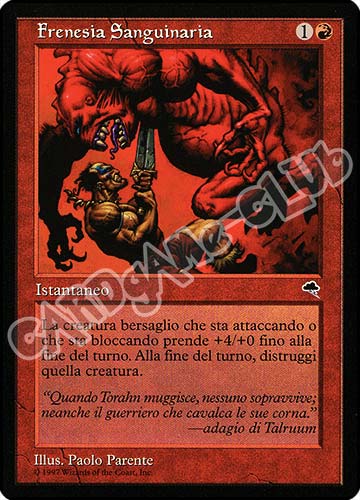 Frenesia Sanguinaria comune (IT) -NEAR MINT-