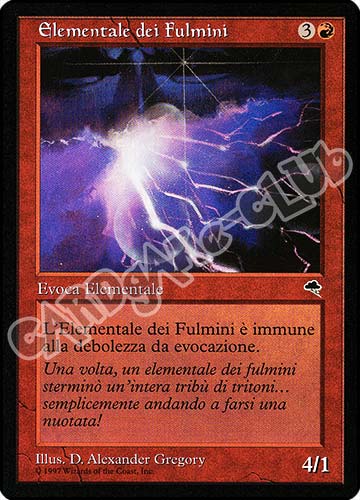 Elementale dei Fulmini comune (IT) -NEAR MINT-