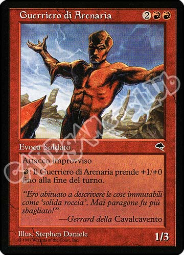 Guerriero di Arenaria comune (IT) -NEAR MINT-
