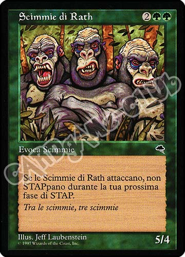 Scimmie di Rath non comune (IT) -NEAR MINT-