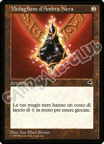 Medaglione d'Ambra Nera rara (IT) -NEAR MINT-