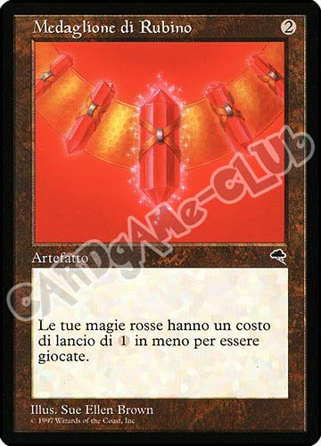 Medaglione di Rubino rara (IT) -NEAR MINT-
